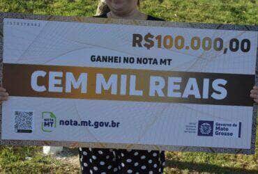 Sorteio Nota MT premia moradores de Tangará da Serra e Itanhangá com R$ 100 mil por: Flávio Costa/Sefaz-MT